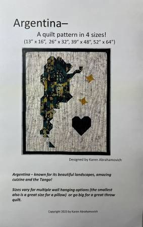Argentina Quilt Pattern # KA-051