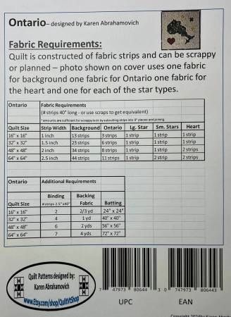 Canada Quilt Pattern # KA-071