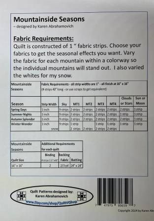 Mountainside Seasons # KA-085