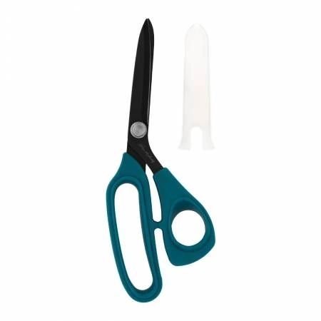 Perfect Scissors Dark Teal 8-1/2in Bent Handle Micro-Serrated Non-Slip Blade # KKB032