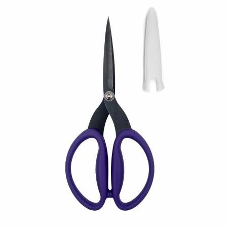 Perfect Scissors Purple 7-3/4in Large Micro-Serrated Non-Slip Blade # KKBPSL