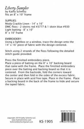 Liberty Sampler # KS-1905