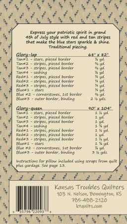 Glory Quilt Pattern # KT-22093