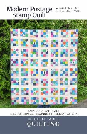 Modern Postage Stamp Quilt Pattern # KTQ111