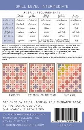 The Violet Quilt Pattern # KTQ126