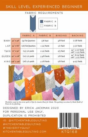 The Verity Quilt Pattern # KTQ168