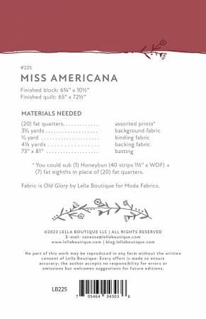 Miss Americana # LB225