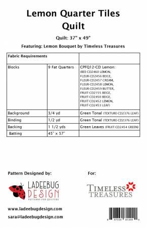 Lemon Quarter Tiles # LBPTNT0061