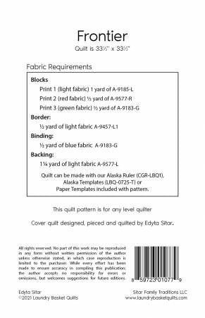 Frontier # LBQ-1077-P