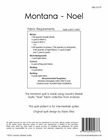 Montana - Noel # LBQ-1277-P