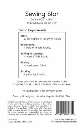 Sewing Star # LBQ-1278-P