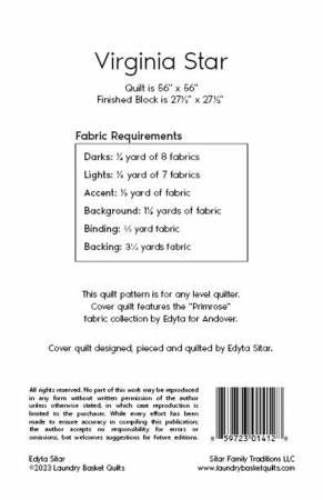 Virginia Star # LBQ-1412-P
