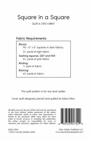 Square in a Square # LBQ-1754-P