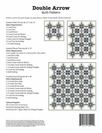 Double Arrow Quilt Pattern # MG15