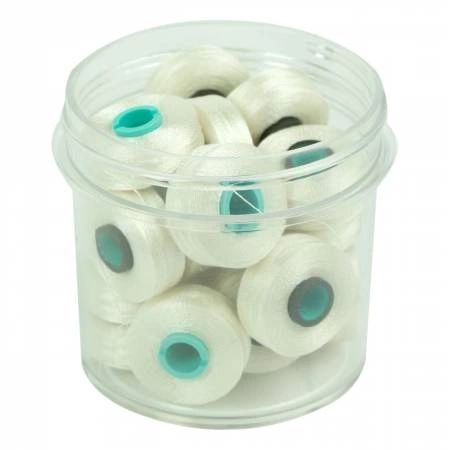 Magna-Glide Delights Style L 72yd Pre-wound Bobbins Linen 20 Per Jar # MGDL-10WG1-F