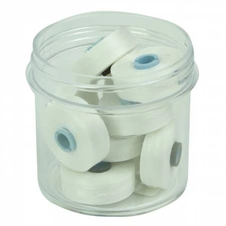 Magna-Glide Delights Style M Jumbo 132yd Pre-wound Bobbins White 10 Jar # MGDM-10000-F
