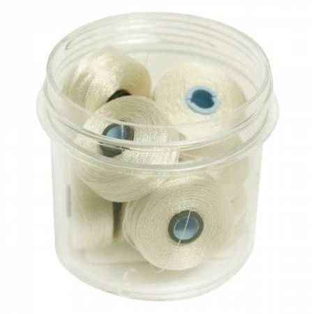 Magna-Glide Delights Style M Jumbo 132yd Pre-wound Bobbins Linen 10 Jar # MGDM-10WG1-F