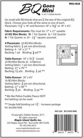 BQ Goes Mini # MIQ828