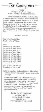 For Evergreen # MPFE201