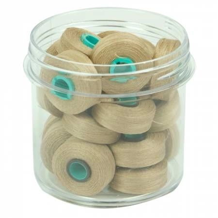 Magna-Quilt Delights Style L 74yd Pre-wound Bobbin Light Tan 20 Jar # MQL-24655-F