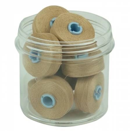 Magna-Quilt Delights Style M 135yd Pre-wound Bobbin Light Tan 10 Jar # MQM-24655-F