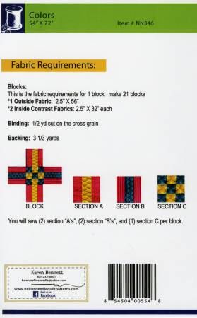 Colors Quilt Pattern # NN346