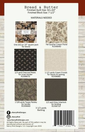 Bread & Butter # NRD329