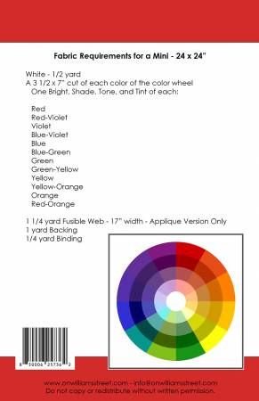 Color Wheel Quilt Pattern # OWS-7362