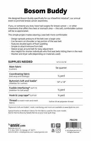 Bosom Buddy - Pack of 10 # PBA290-10, From ByAnnie In Craft