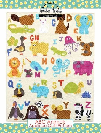 ABC Animals Applique Quilt Pattern # PT-5289