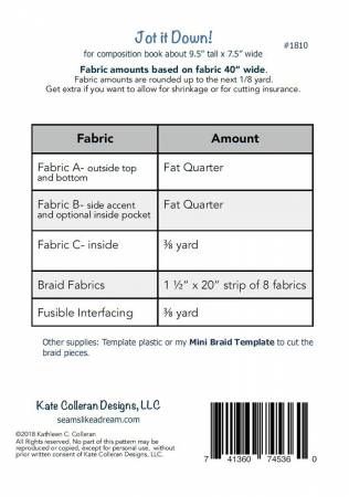Jot It Down # SLD1810