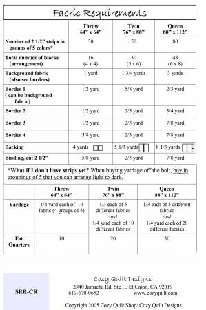 Cotton Rainbow # SRRCR