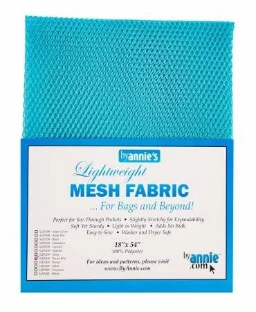 Lightweight Mesh Fabric Parrot Blue 18x54in # SUP209-PBLU