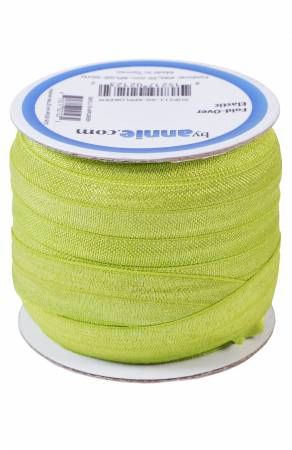 Fold-over Elastic 3/4in x 50yd Apple Green # SUP211-50-AG