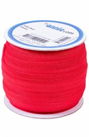 Fold-over Elastic 3/4in x 50yd Atom Red # SUP211-50-AR