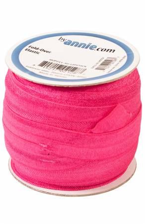 Fold-over Elastic 3/4in x 50yd Lipstick # SUP211-50-LP