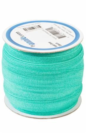Fold-over Elastic 3/4in x 50yd Turquoise # SUP211-50-TR