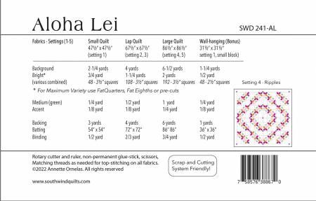 Aloha Lei # SWD241-AL