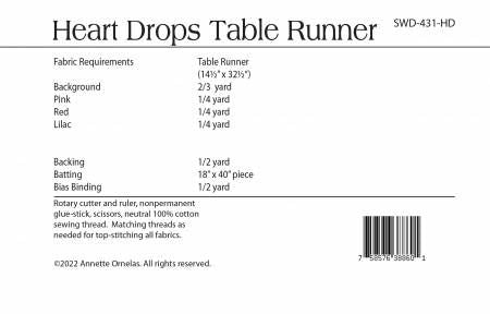 Heart Drops # SWD431-HD
