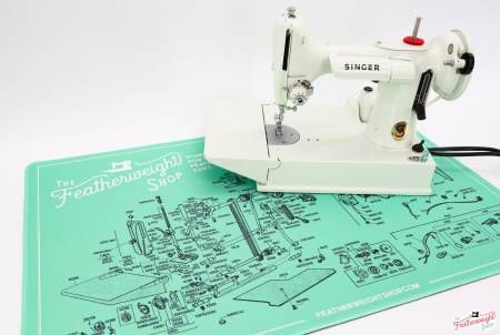 Featherweight Schematic Servicing Mat for the White 221K7 Machine # TOO-SVM-WHT