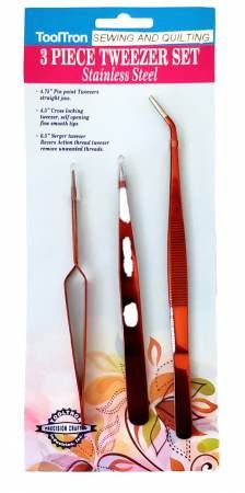 Rose Tweezer Set 3pc # TT00890