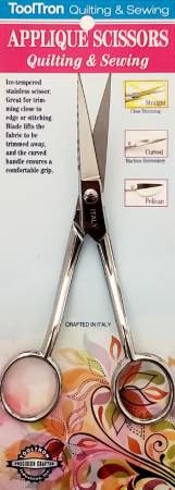 Italian Applique Scissors Straight Bent 6in # TT00934