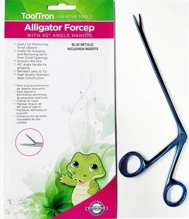 Titanium Alligator Forceps With Finger Inserts 5-1/2in # TT00939