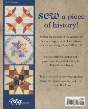 The Kansas City Star Quilts Sampler - 60+ Blocks from 1928 to 1961 # 11315