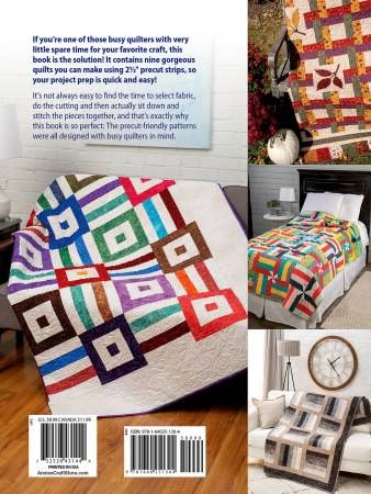 Time Saving Quilts with 2 1/2 inch Strips # 141463, From Annie's In Quilting - General