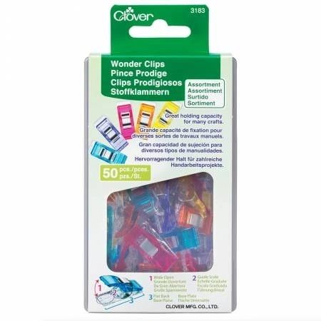 Wonder Clips Assorted Colors 50pc # 3183CV
