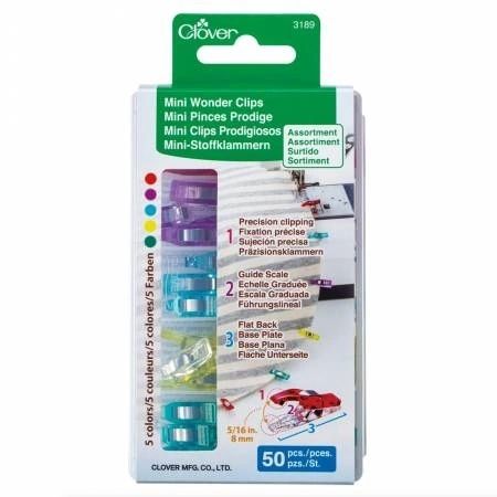 Mini Wonder Clips Assorted 50 pcs # 3189CV