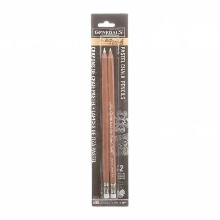 Pastel Chalk Pencil White 2pk # 4414-2BP