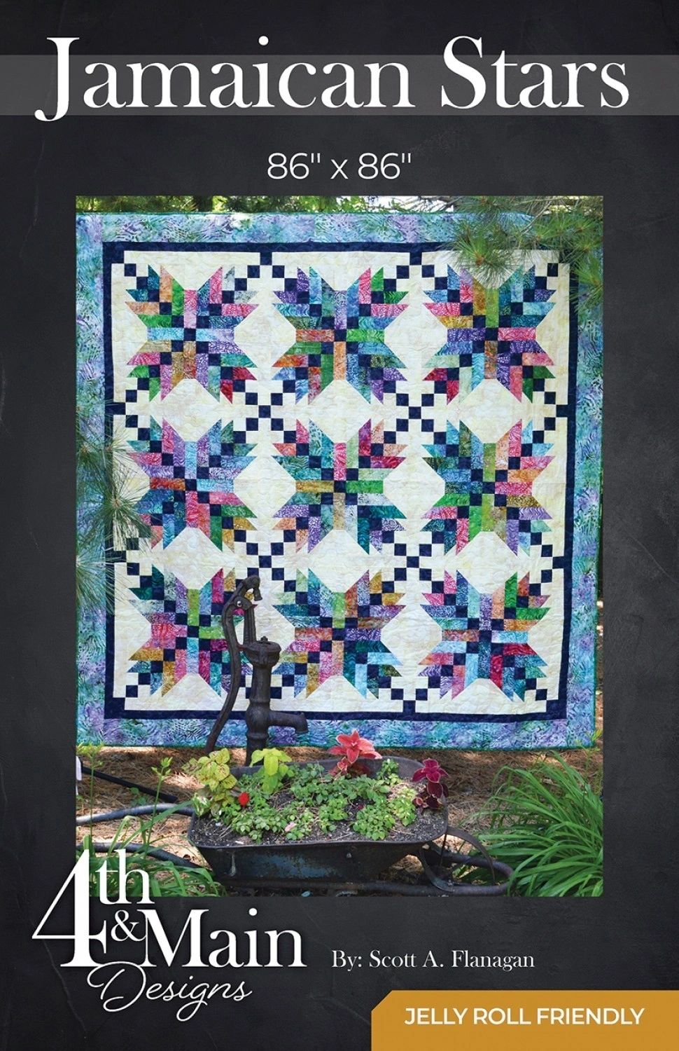 Jamaican Stars # 4MD-009 From 4th & Main By Flanagan, Scott A In Quilts