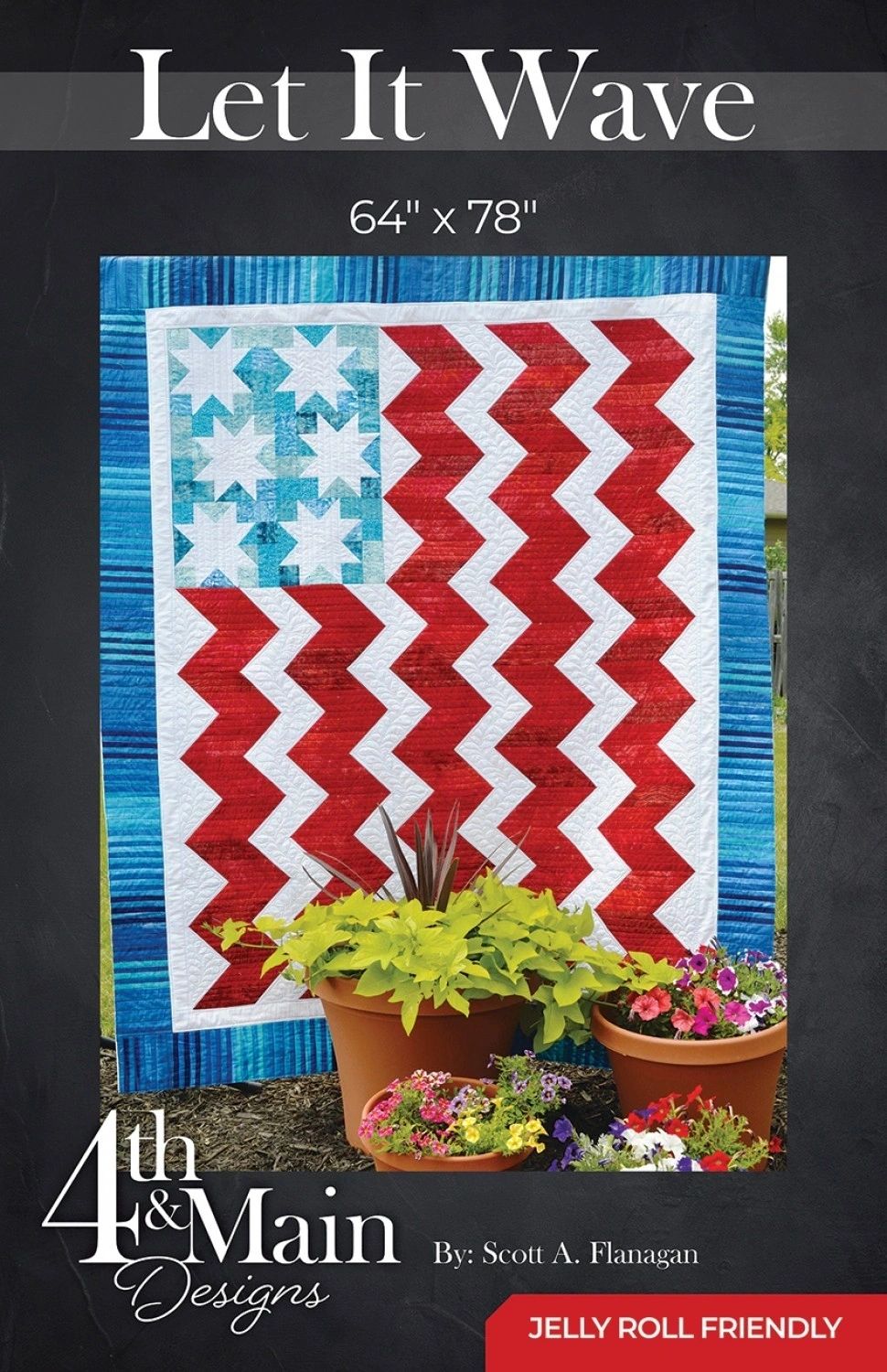 Let it wave # 4MD-010 From 4th & Main By Flanagan, Scott A In Quilts